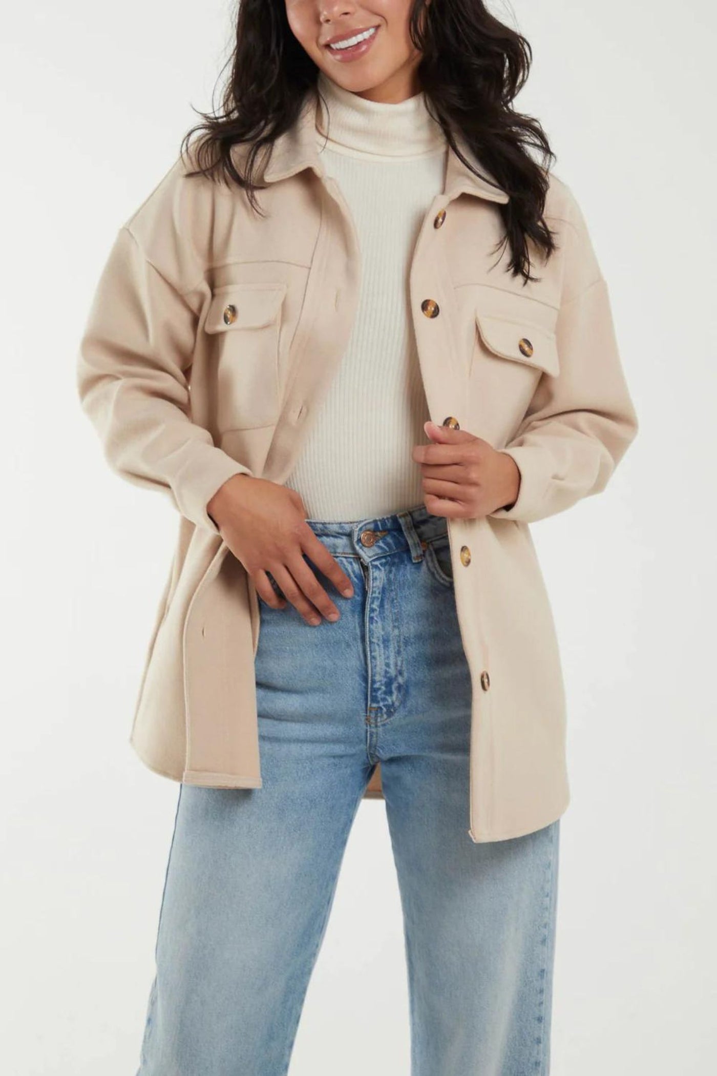 Suzanne Button Up Oversized Shacket
