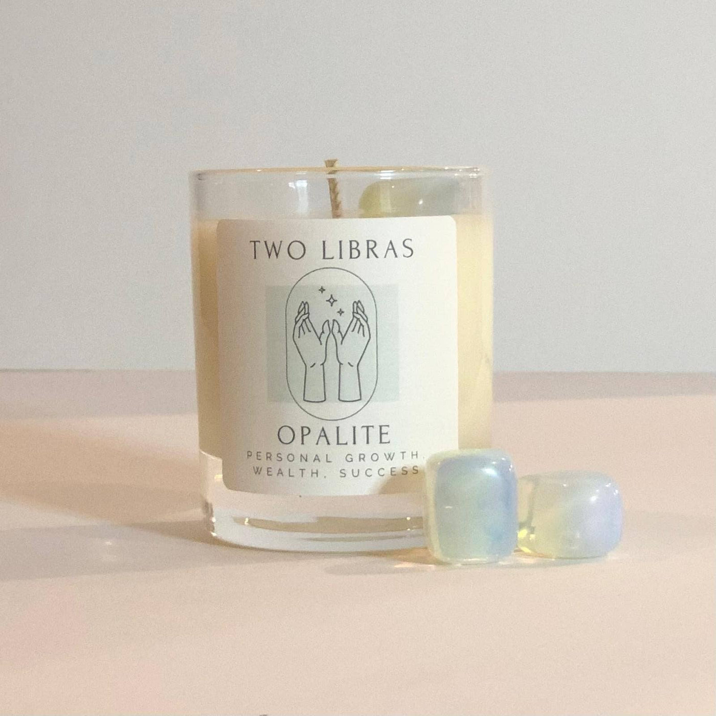 Opalite Crystal Intention Candle | Jezabel Boutique