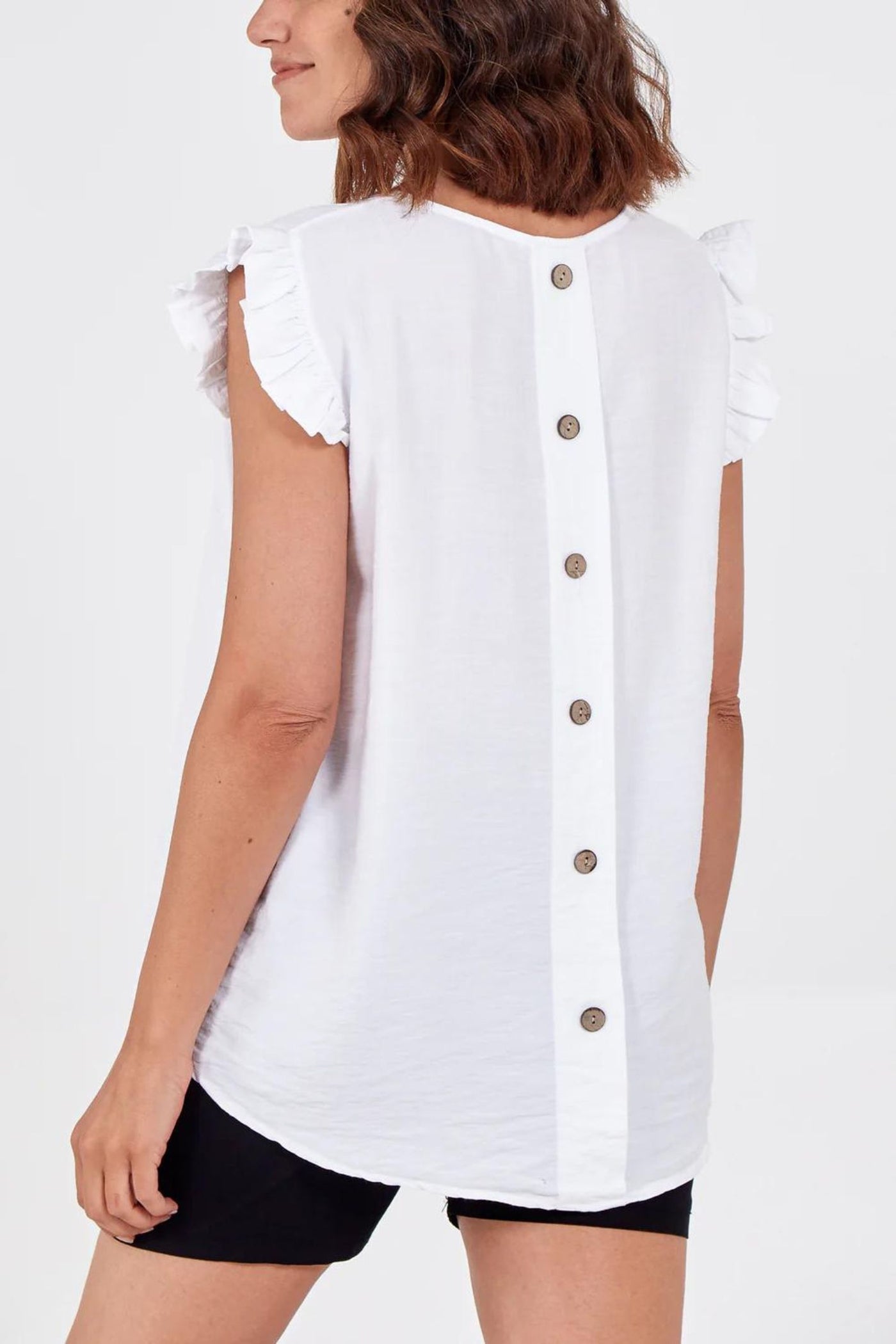 Jodie Frill Short Sleeve Top