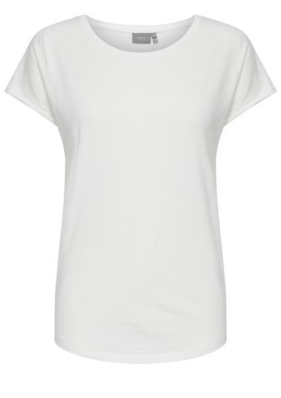 B.Young Pamila Short Sleeved Off-White T-shirt - Jezabel Boutique