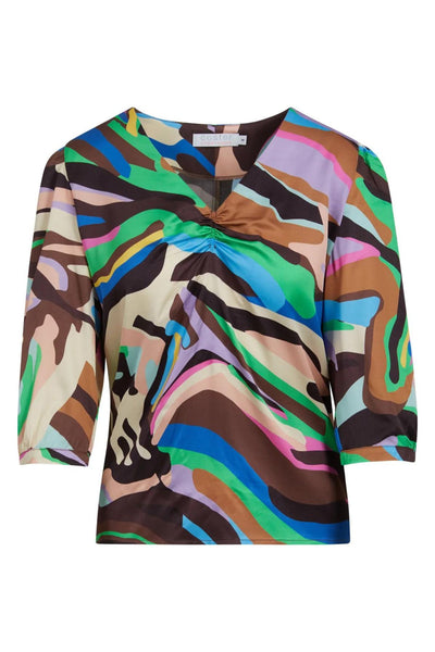 Coster Copenhagen Shirt in Multi Colour Zebra Print | Jezabel Boutique