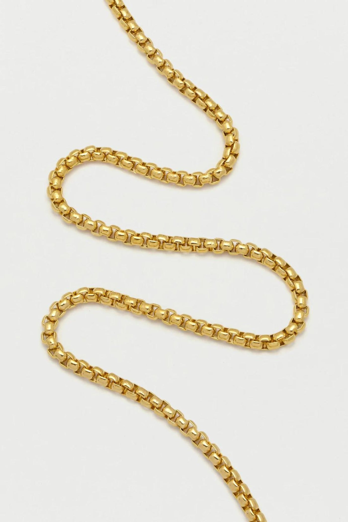 Estella Bartlett Chunky Rounded Box Chain Necklace Gold Plated | Jezabel Boutique