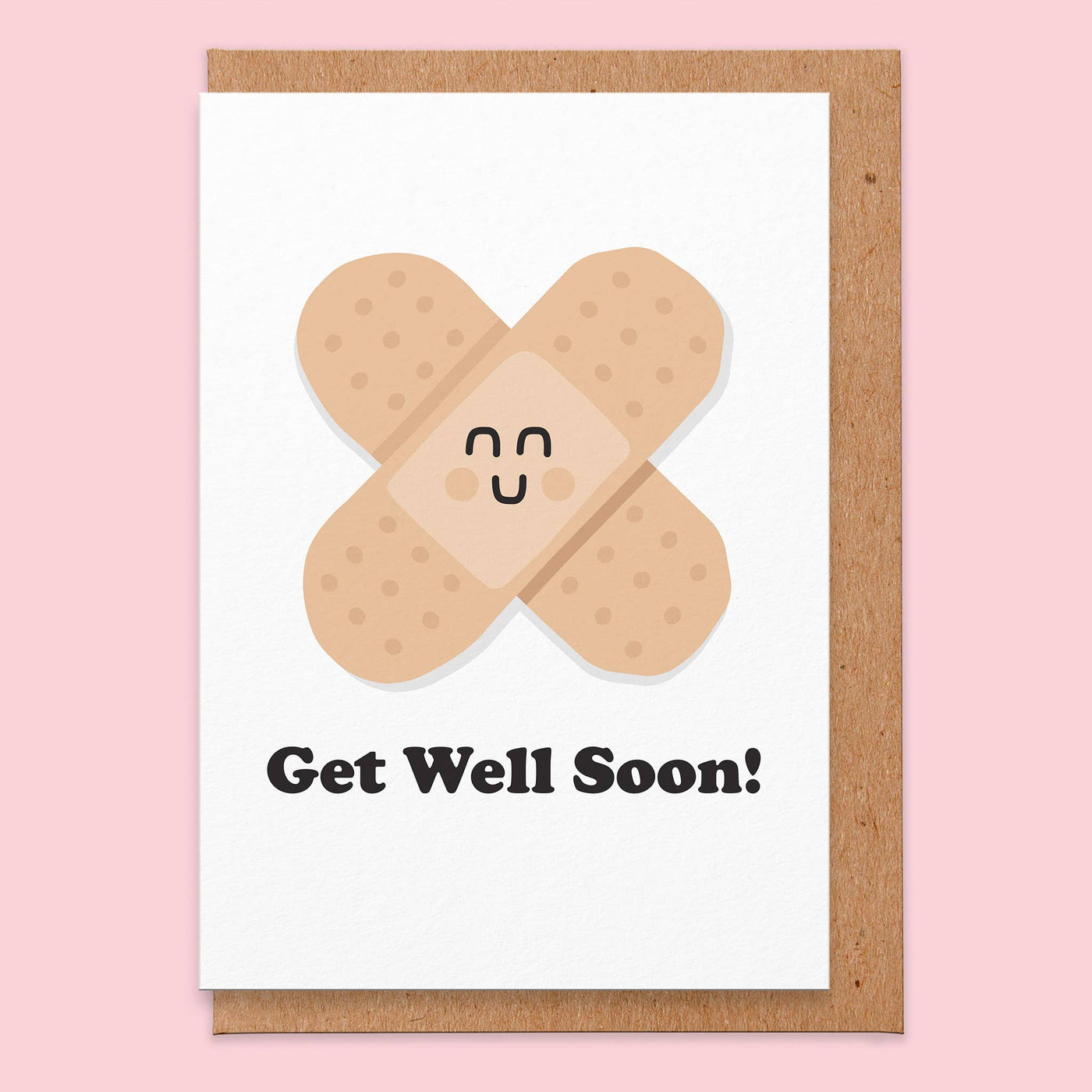 Sticky Plaster Get Well Soon Card