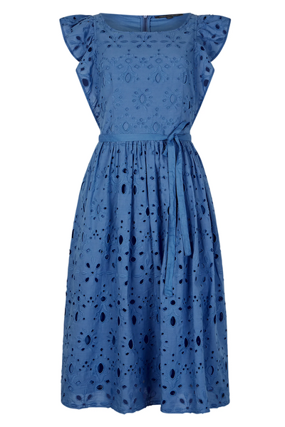 French Connection Cilla Blue Summer Dress