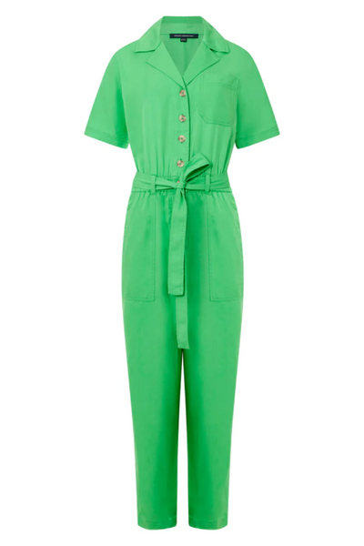 French Connection Elkie Green Boiler Suit
