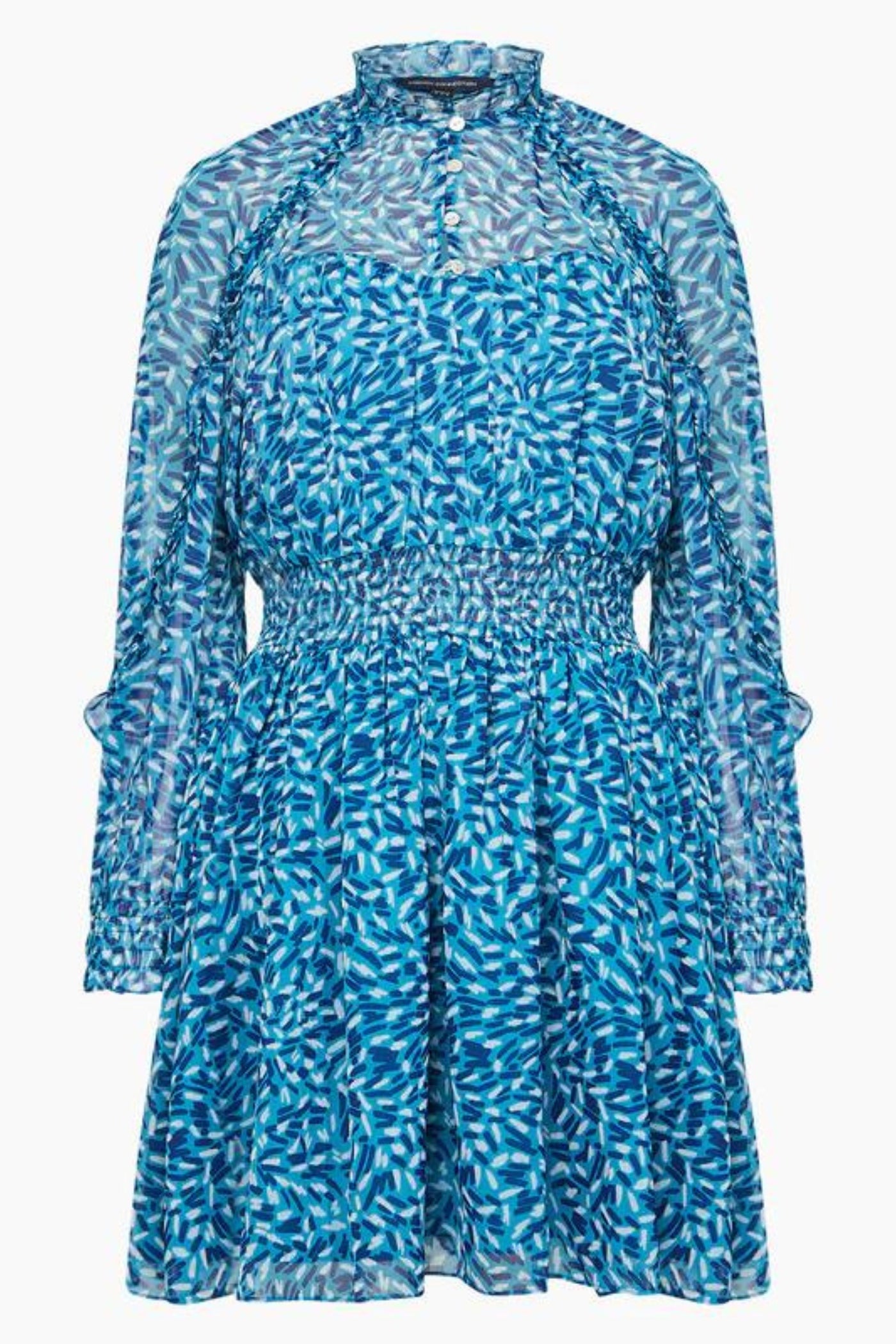 French Connection Billi Recycled Hallie Frill Mini Dress 71UAO | Jezabel Boutique