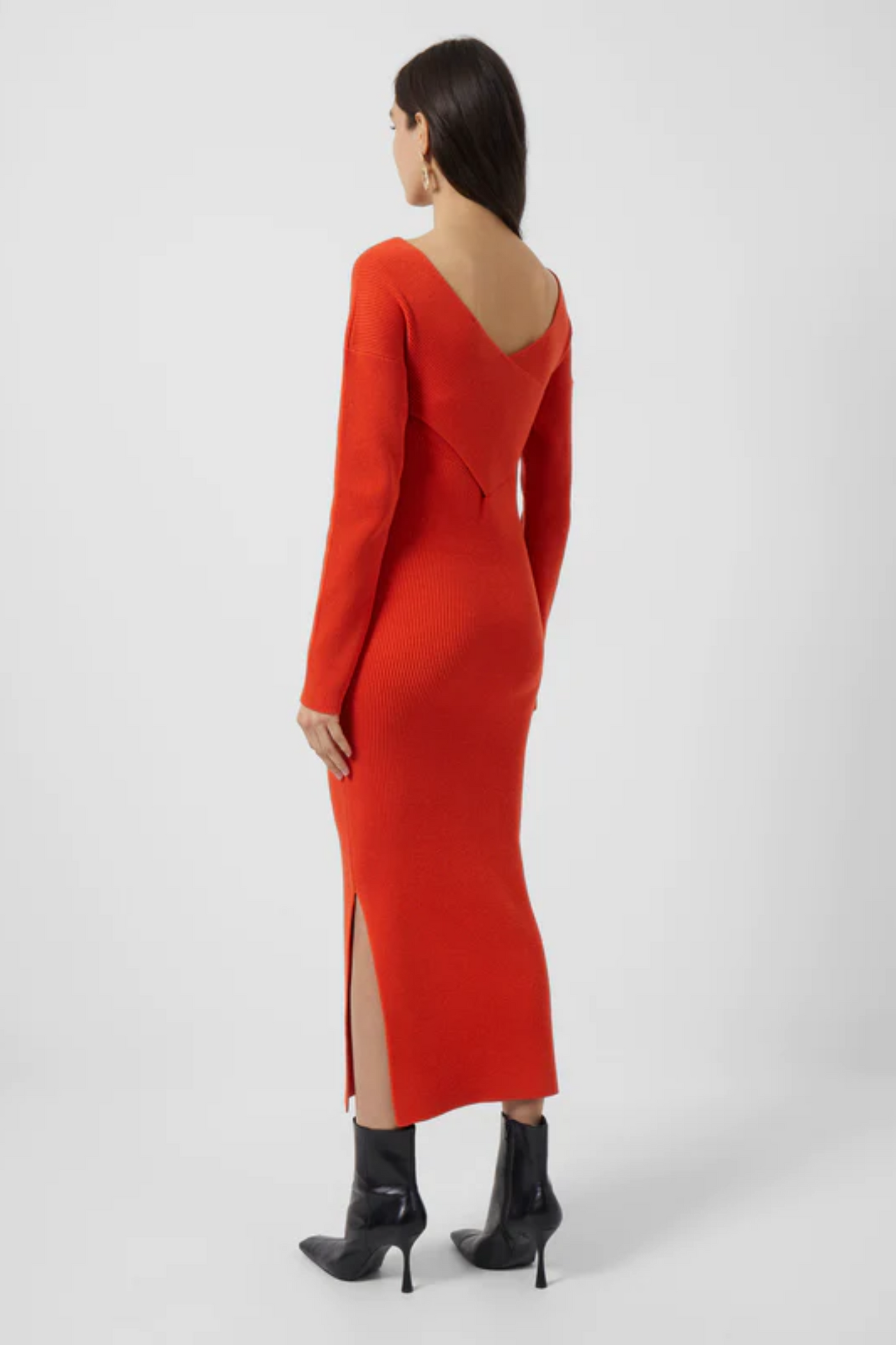 French Connection Lydia Red Knit Dress 71TDB | Jezabel Boutique