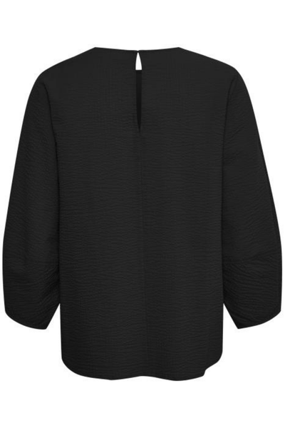 InWear Yancal Black Textured Blouse - Jezabel Boutique