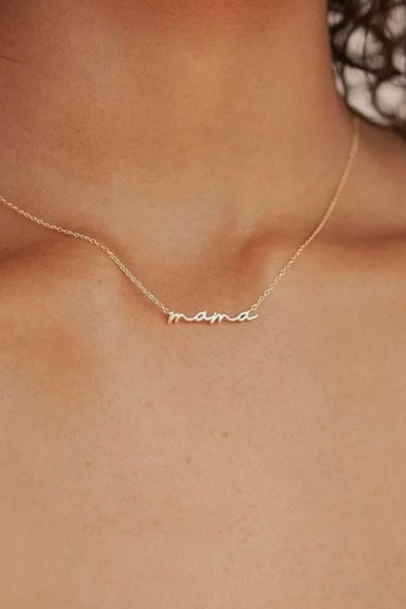 Mama Writing Necklace | Jezabel Boutique