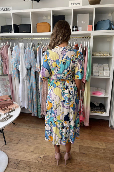 Numph Nuninna Dress - Mixed Colours | Jezabel Boutique