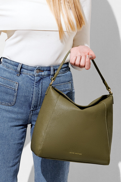 Katie Loxton Heidi Khaki Shoulder Bag | Jezabel Boutique