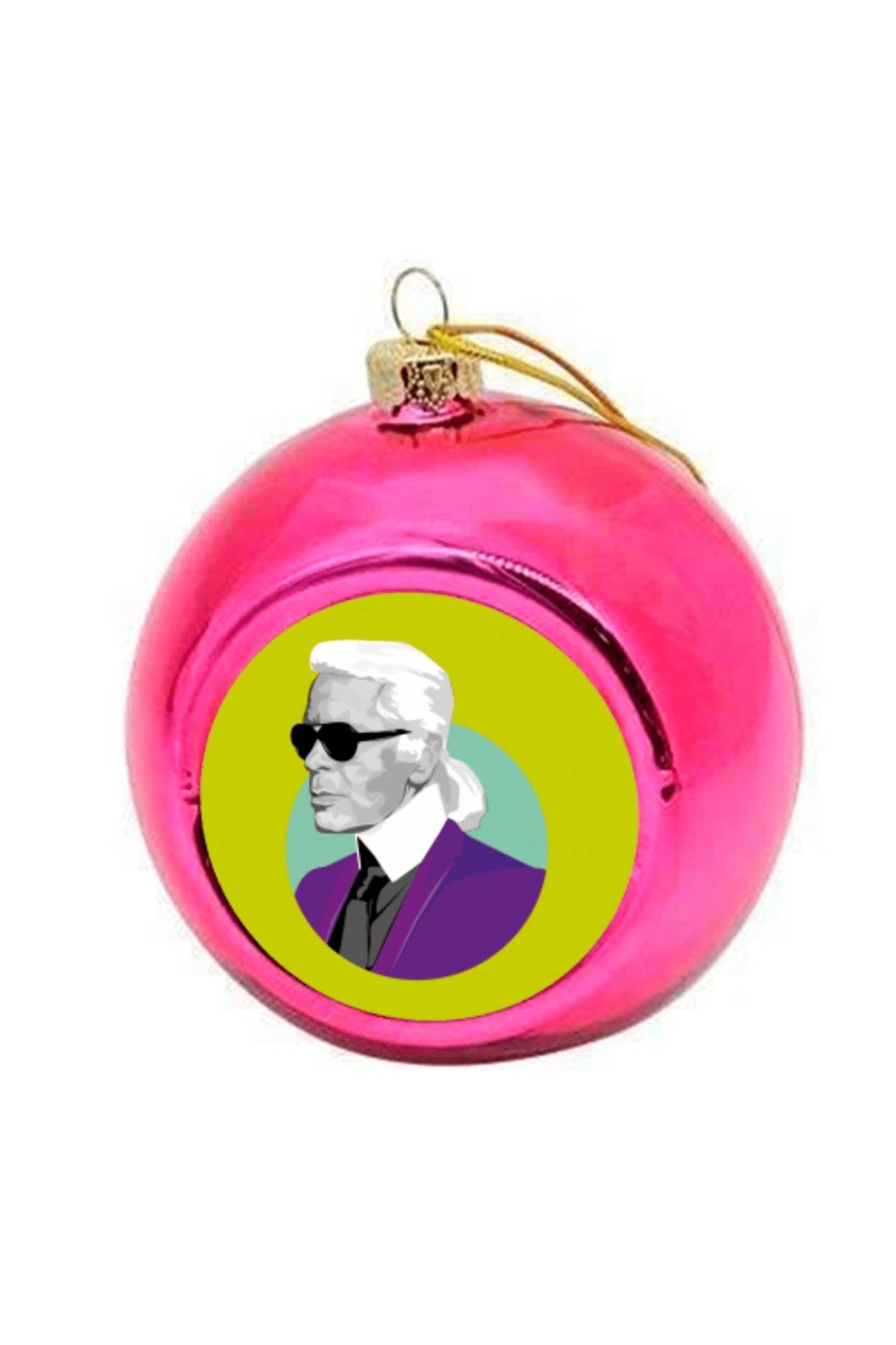 Pink Christmas Bauble, Karl Lagerfeld by Sabi Koz - Jezabel Boutique