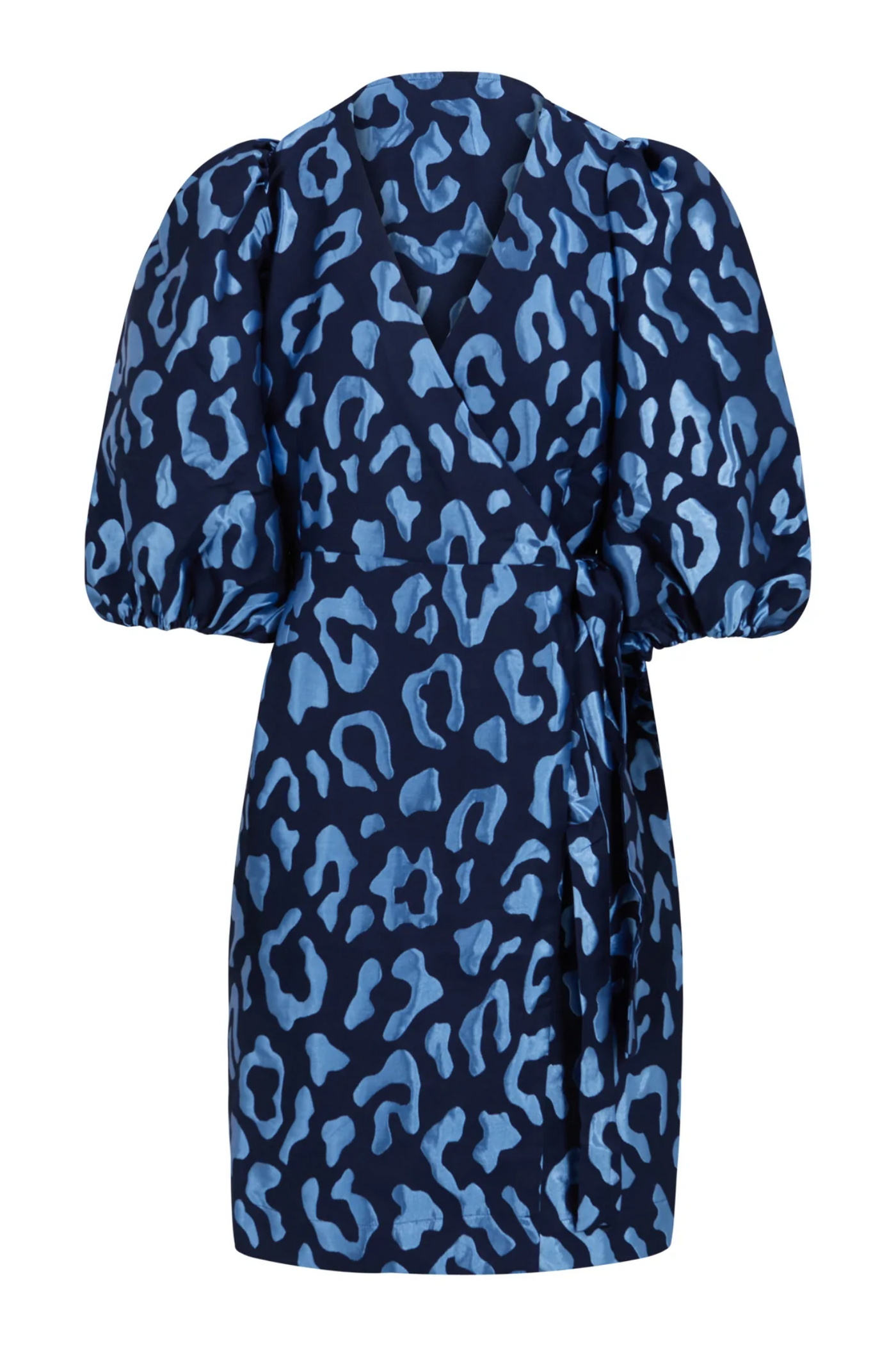 Coster Copenhagen Blue Leopard Print Dress | Jezabel Boutique