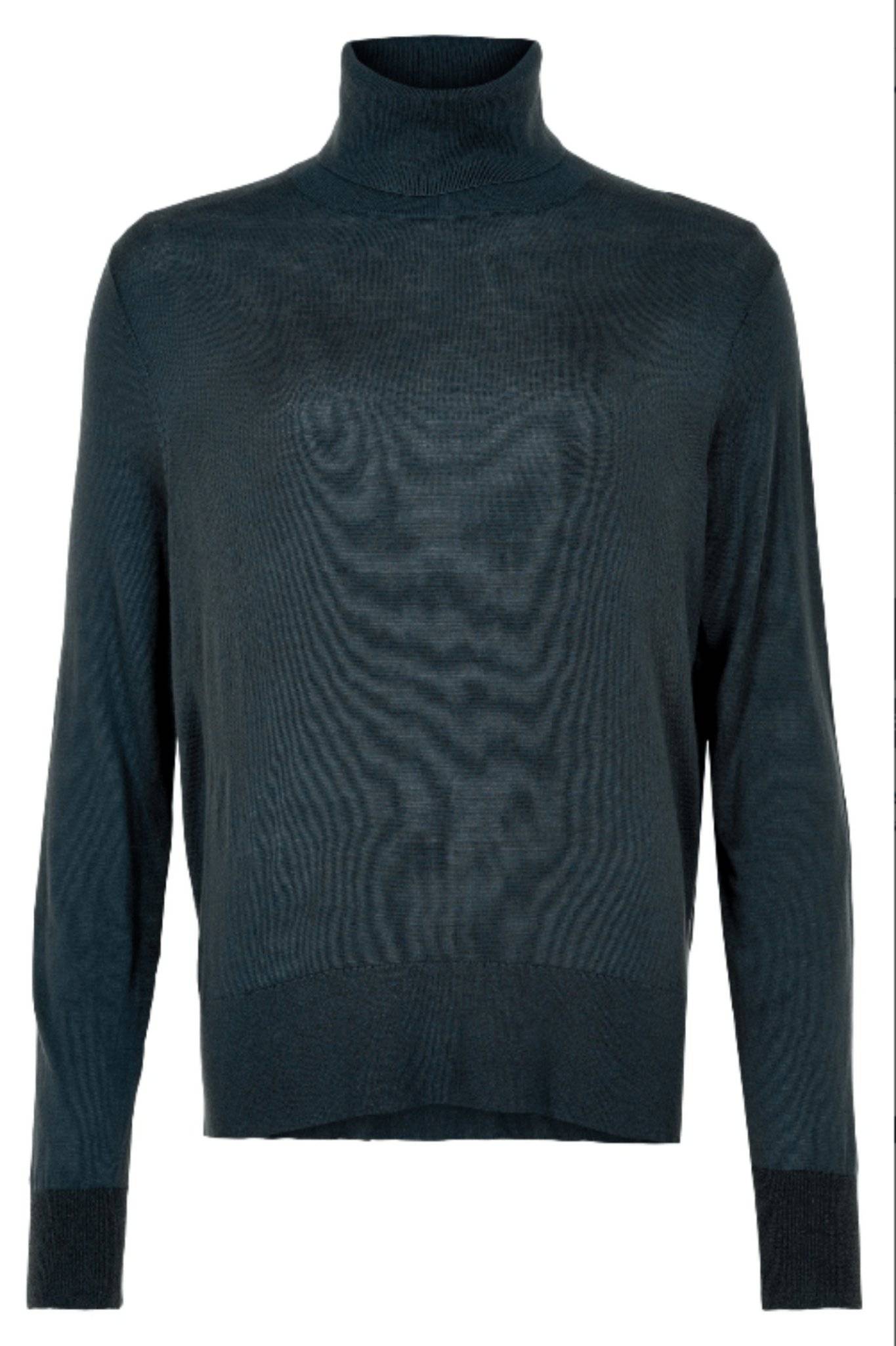 Soaked in Luxury India Ink Silky Rollneck - Jezabel Boutique