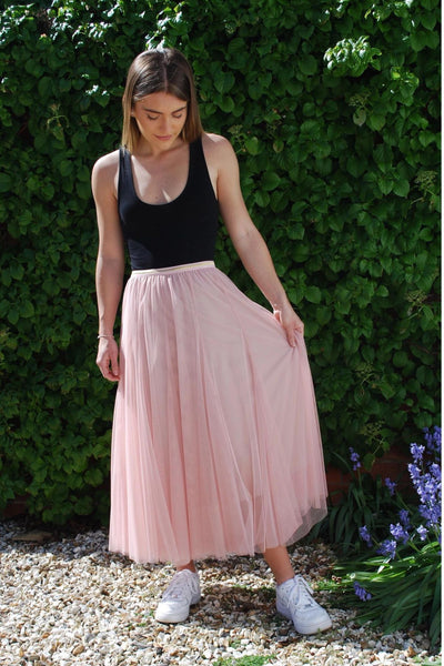 Tulle layer Kelly Skirt - Pink | Jezabel Boutique